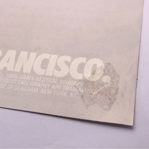 🔵[Absolut Vodka] ABSOLUT SAN FRANCISCO Original 1994 Vintage Magazine Ad - Picture 7 of 11